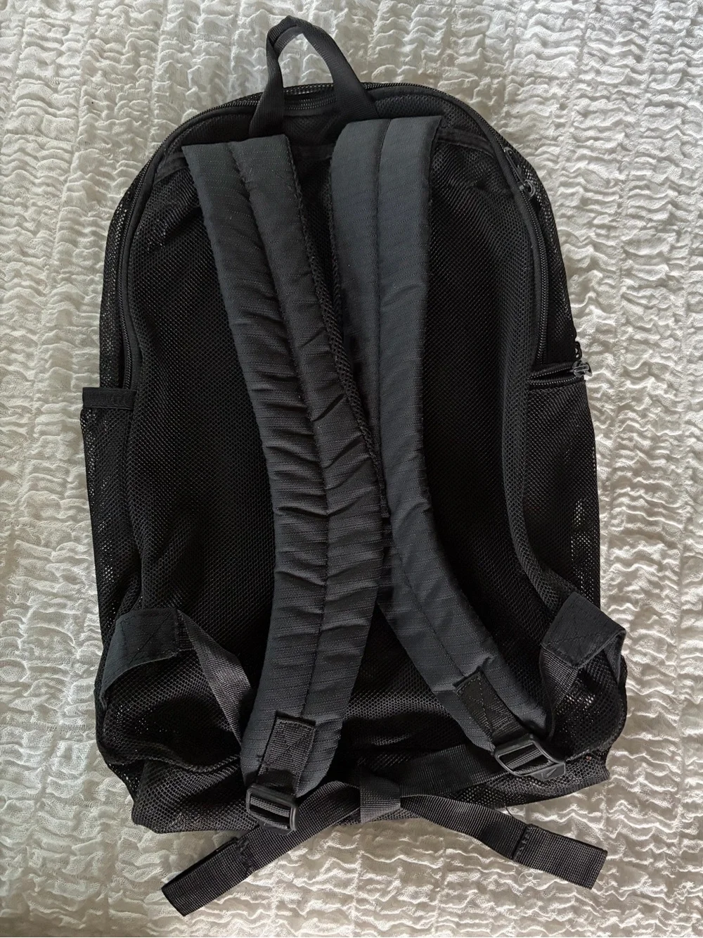 Nike Black Mesh Backpack